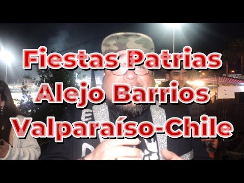 Touring the fondas in Alejo Barrios Park, Valparaíso, September 18, 2025