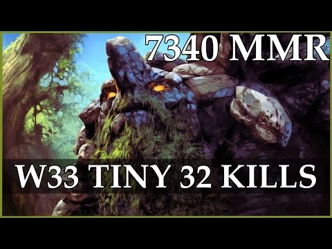 BBC.w33 Tiny 32kills 7340 MMR | Dota 2 Gameplay
