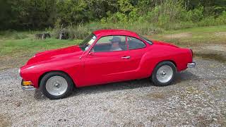 1972 Volkswagen Karmann Ghia Coupe Walk Around and Drive By