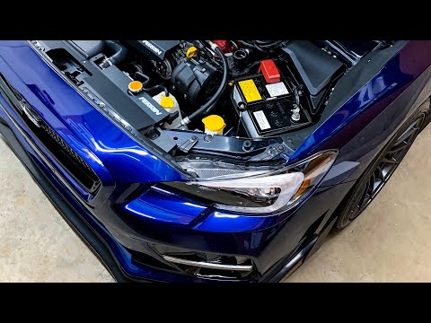 Subaru STI Perrin Radiator Shroud Install
