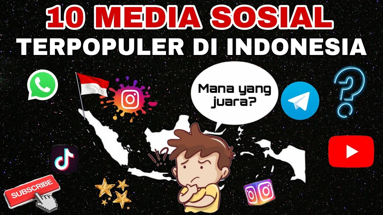 TOP 10 MOST POPULAR SOCIAL MEDIA APPS IN INDONESIA! Who's the KING?