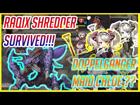Guild war with RAQIX SHREDDER + DOPPELGANGER MAID CHLOE - Epic Seven