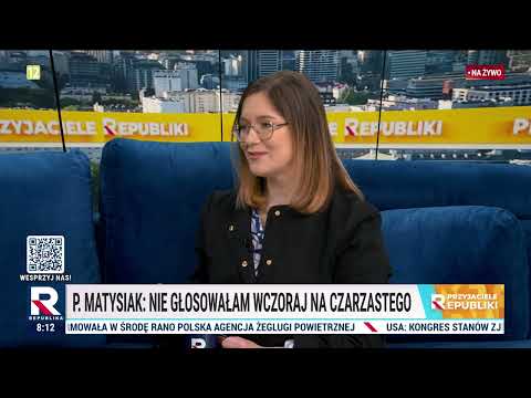 Matysiak: nie głosowałam na Czarzastego! | #PrzyjacieleRepubliki