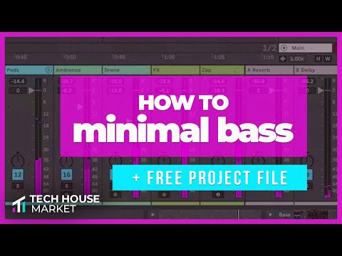 How to produce minimal bass + Free Ableton Template