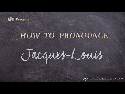 How to Pronounce Jacques-Louis (Real Life Examples!)