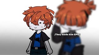 Cover art for THEY MADE HIM EMO!!