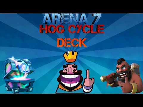 Insane Hog Rider cycle deck Arena 5 6 7+8 (p2) Clash Royale