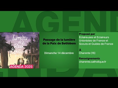 Agenda du 8 décembre 2025