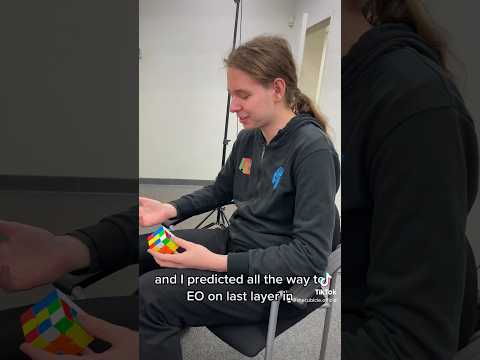 Tymon almost 2-looked this 3x3 solve