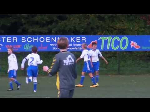DWO JO13-2   -   VOORSCHOTEN'97  JO13-3  eerste helft  29-10-2016