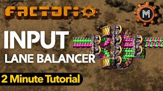 Factorio Tutorial: The Input Lane Balancer (Solving the Uneven Draw) | Nugget #9