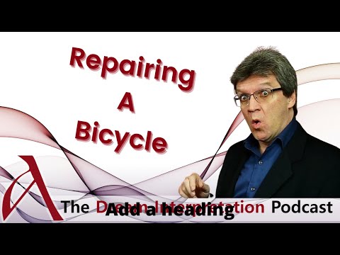 Repairing A Bicycle In A Dream
