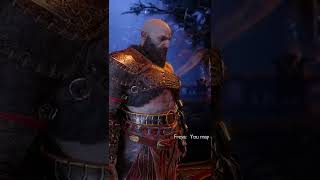 Kratos Asks Freya About The Norns #shorts