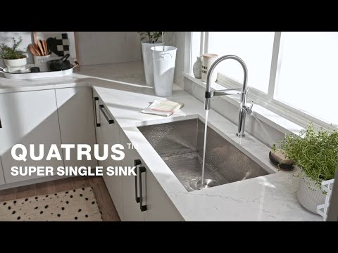 QUATRUS Super Single Kitchen Sink | BLANCO