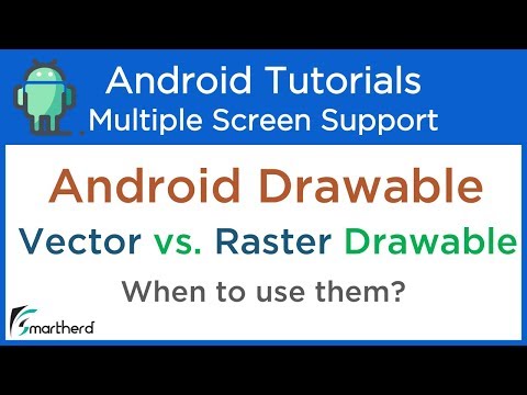 What is Drawable in Android Raster vs Vector Drawable Multiple Screen Support Tutorial 3 2