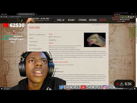 Ishowspeed Discovers The Nigersaurus