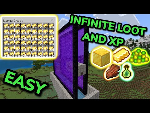 BEST 1.21 GOLD AND XP FARM TUTORIAL in Minecraft Bedrock (MCPE/Xbox/PS/Nintendo Switch/PC)