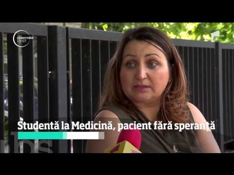 Studentă la medicină, pacient fără speranţă