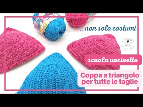 Scuola uncinetto: modello a triangolo