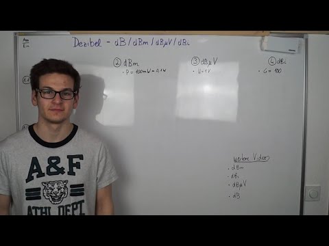 DEZIBEL dB / dBm / dBi / dBμV (DEUTSCH) | Hochfrequenztechnik