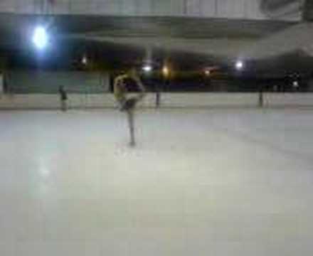 My Biellmann spin (Approx. December 2007)