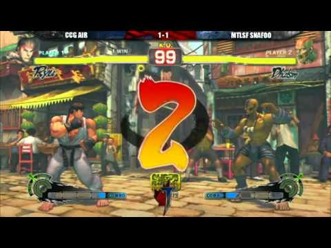 Toryuken - SSF4 AE ver.2012 - Top 16 to Top 8 - CCG Air vs MTLSF Snafoo