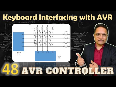 Keyboard Interfacing with ATmega32 Keyboard AVRInterfacing AVRMicrocontroller ATmega32
