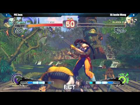 SSF4 AE2012 Top 8 - PIE Zeus vs EG Justin Wong - East Coast Throwdown 2014
