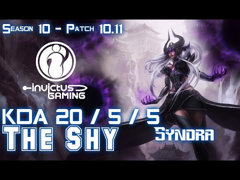 IG The Shy SYNDRA vs LUCIAN Top - Patch 10.11 KR Ranked