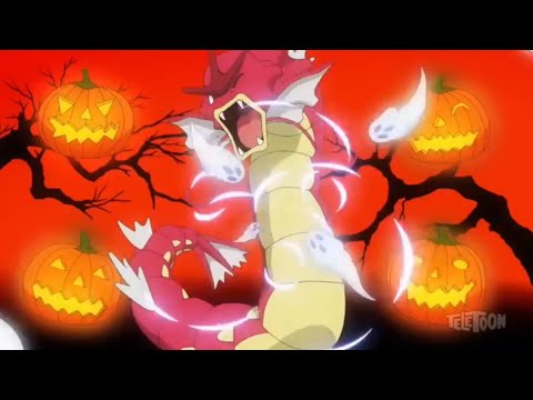 Shiny Gyarados Vs Gourgeist English Dubbed