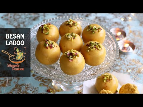 Besan Ladoo Recipe | Besan Laddu Recipe