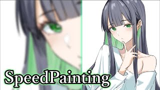 【speedpaint】ワンドロなノリでお絵描きする。