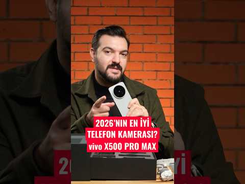 2026’nın en iyi telefon kamerası? 🤯 vivo X500 Pro Max Kutu Açılışı #shortvideo