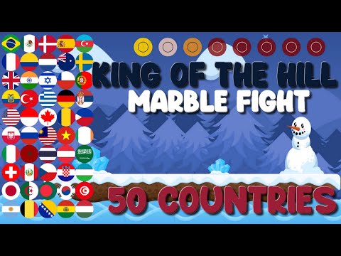 50 COUNTRIES King Of The Hill Marble fight Winter edition 2