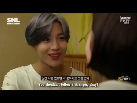 SHINee SNL [  Grow a Boy]  part 1 taemin part