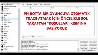 Silkroad PH Bot Trace Atma Ayarı Nereden Yapılır? Sro PH Bot'ta Bir Oyuncuya Tra