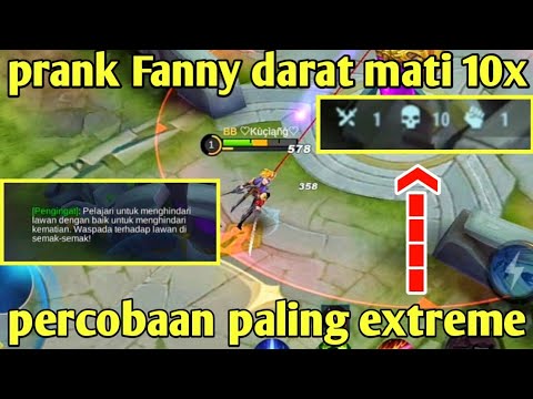 Prank Fanny darat mati 10x || Arya Sc🔥