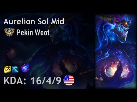 Aurelion Sol Mid vs Taliyah - Pekin Woof - NA Challenger Patch 7.24
