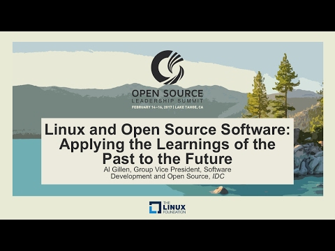 Keynote: Linux and Open Source Software: Applying the Learnings of the Past to the Future