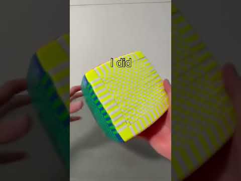 Why I can’t solve the 21x21 Rubik’s cube…😔