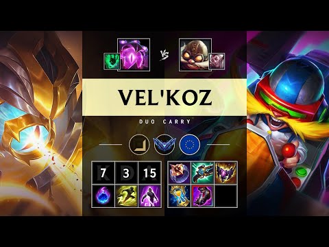 Vel'Koz Carry vs Corki - EUW Diamond Patch 25.18