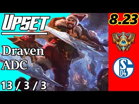 S04 Upset as Draven ADC - S8 Patch 8.23 - RANK 4 EUW Challenger - Full Gameplay