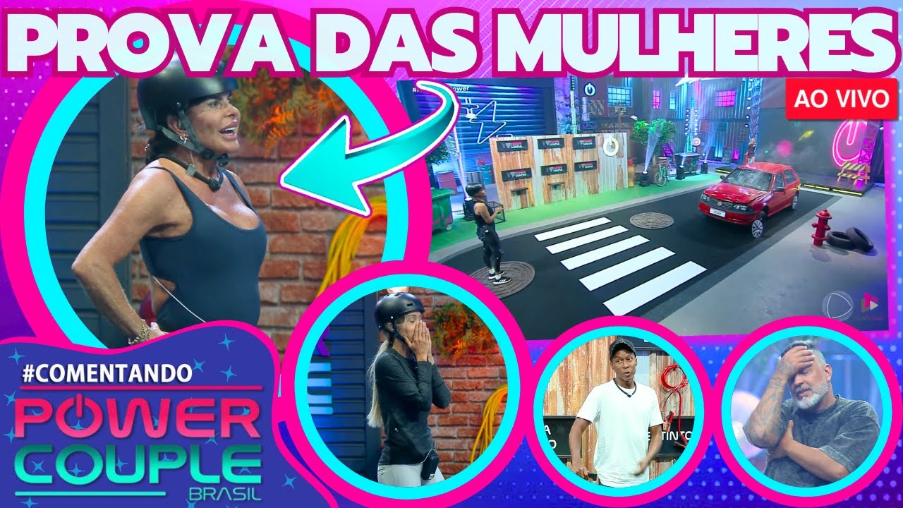 🔴POWER COUPLE 7: PROVA DAS MULHERES AO VIVO, RANKING ATUALIZADO DOS CASAIS, TRETAS E CONVIVÊNCIA