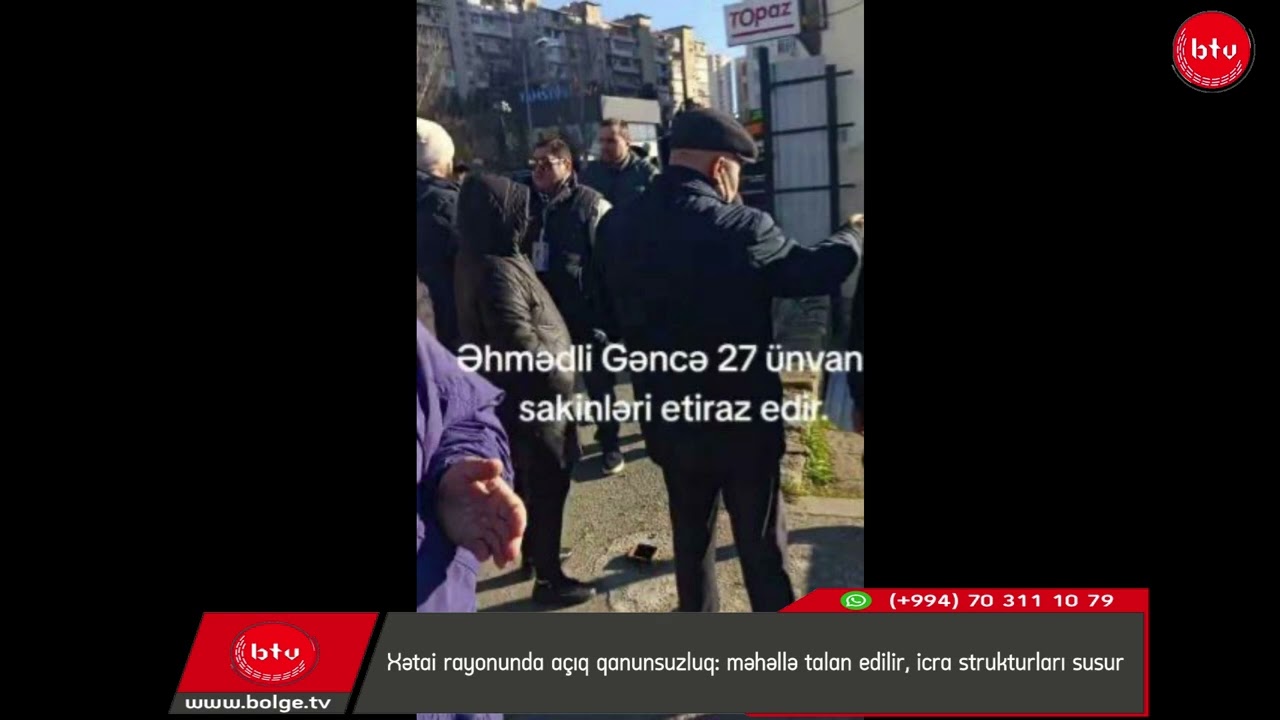 Xətai rayonunda açıq qanunsuzluq: məhəllə talan edilir, icra strukturları susur