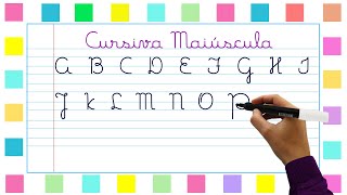 Alfabeto Cursivo Maiusculo E Minusculo Pontilhado Para Imprimir