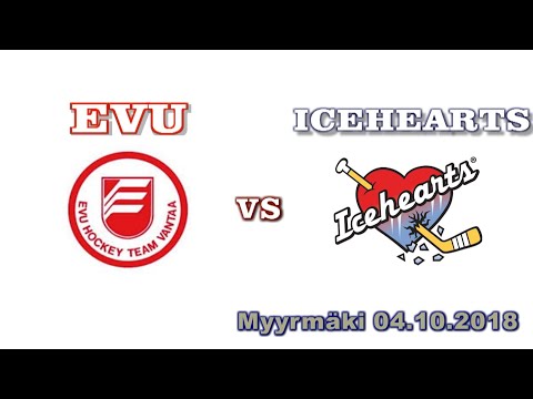 EVU vs Icehearts 04.10.2018, Myyrmäki