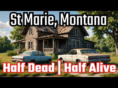 This Town Looks Abandoned But People Still Live Here! St Marie Montana
