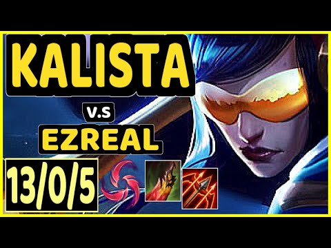 REKKLES (KALISTA) vs EZREAL - 13/0/5 KDA BOTTOM ADC CHALLENGER GAMEPLAY - EUW