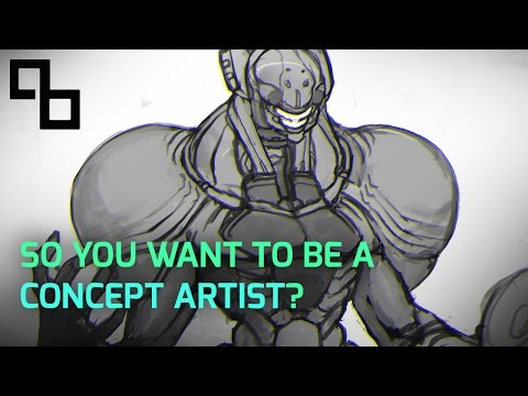 所以你想成为一名概念艺术家吗？