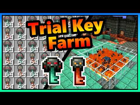 AUTO Trial & Ominous Key Farm (EASY & FAST) Minecraft 1.21+ Tutorial!